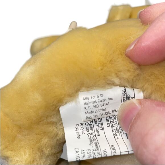 Vintage Hallmark Monkeys Plush Pair Sugar Spice Kiss Hug Nursery Twins x2 Gift - Picture 8 of 15